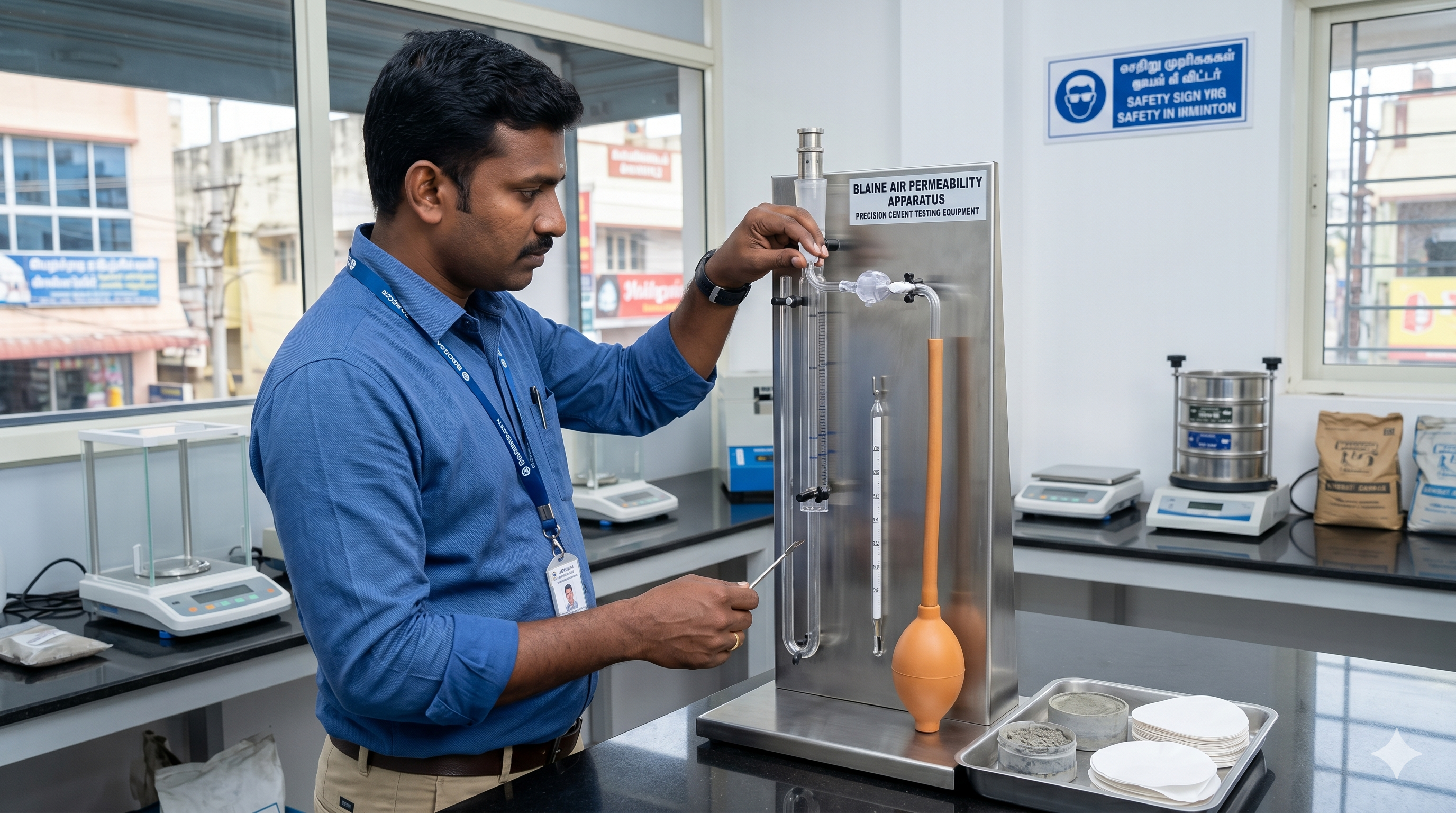Blaine Air Permeability Apparatus